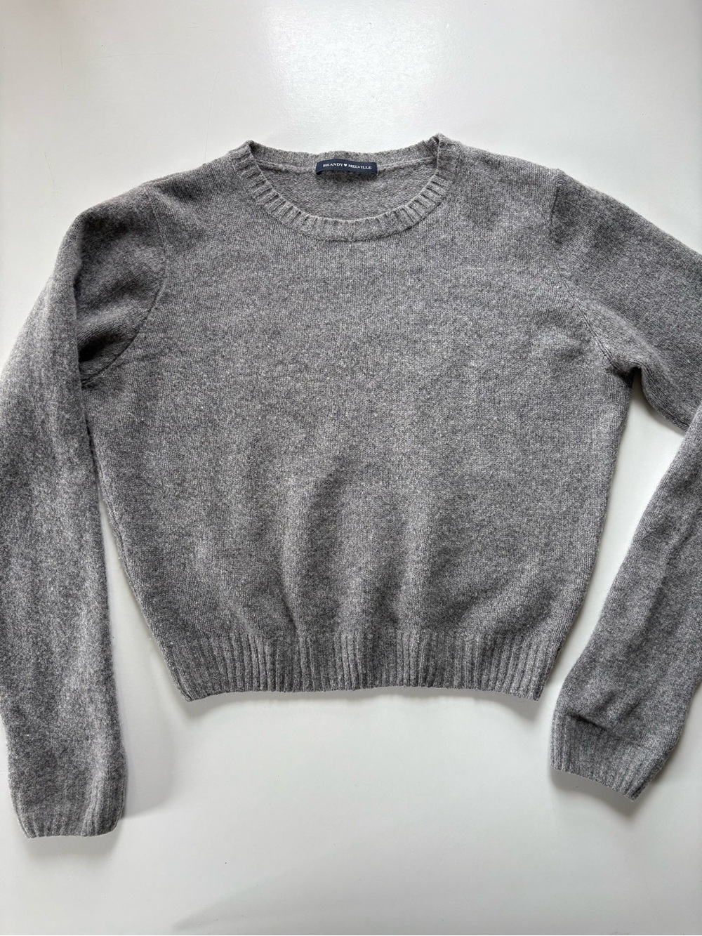 Brandy Melville Grey Wool Blend Sweater